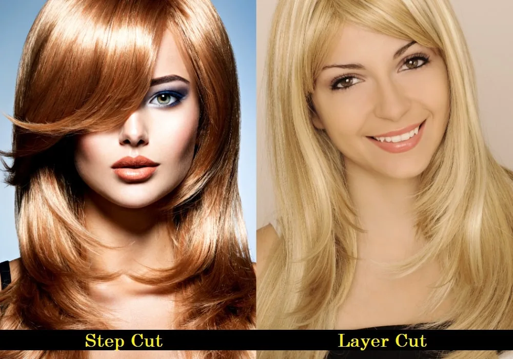 Step Cut Look Vs Layer Cut Look Side by Side Comparison