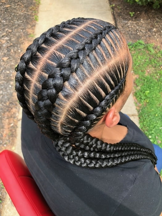 stitch braids for black women