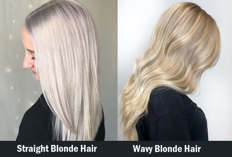 Straight Blonde Hair Vs. Wavy Blonde Hair