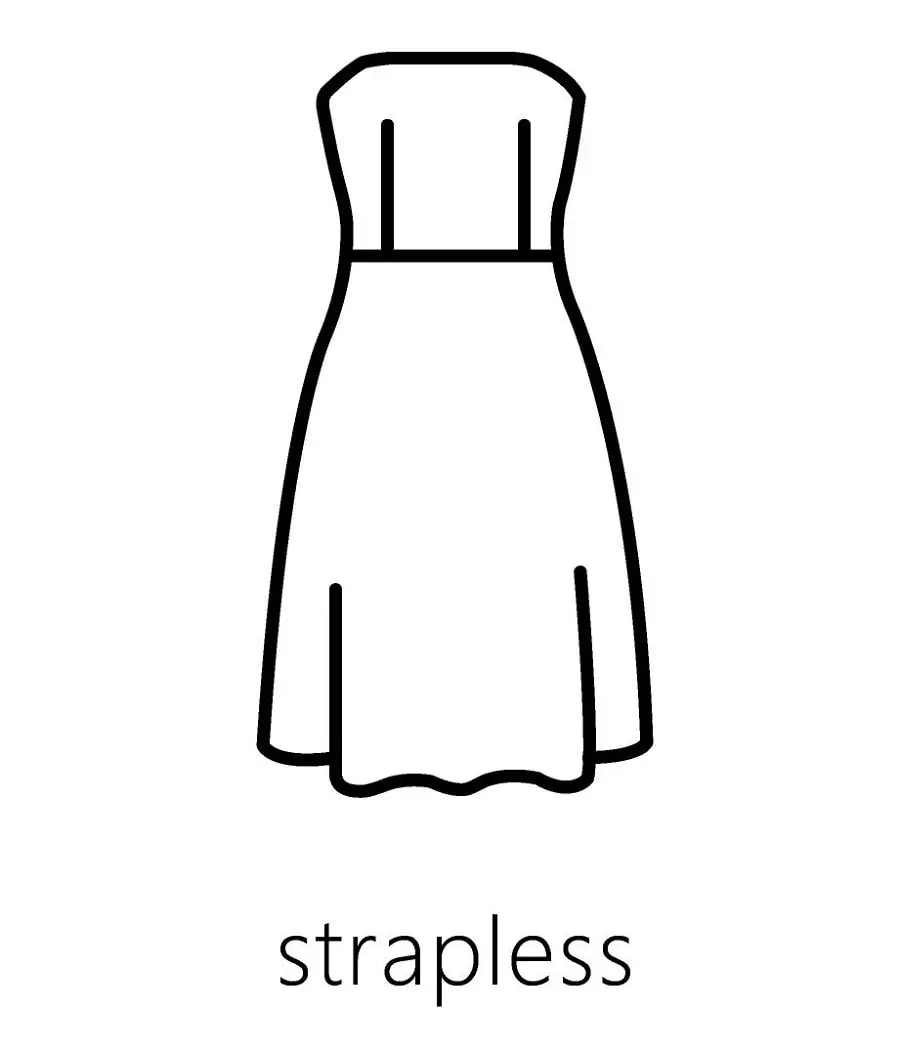 strapless dress