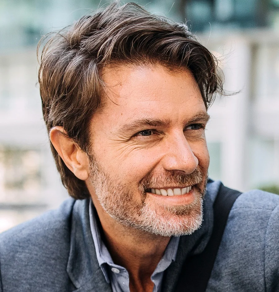 stubble beard for men over 40