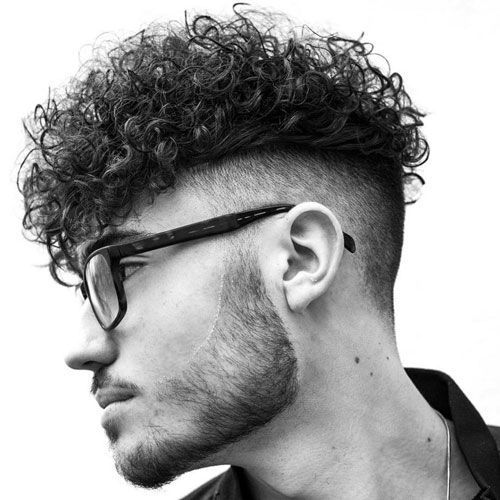 Taper Fade with Top Curls