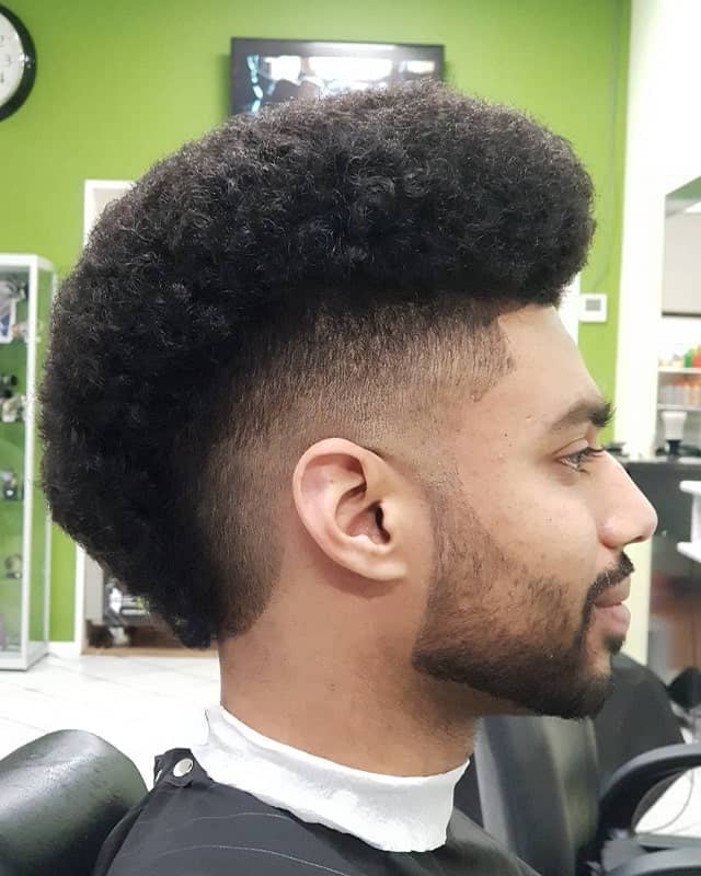 taper fades with mohawk