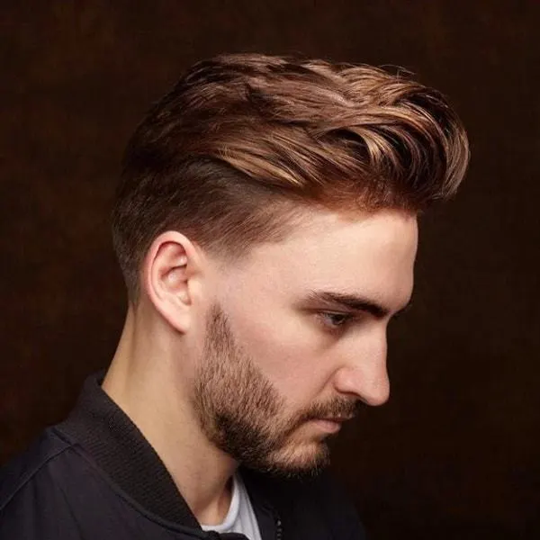 Image of Tapered undercut hairstyle for men