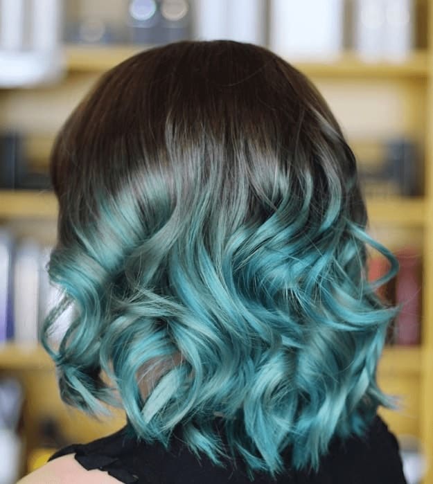 15 Perfect Examples of Teal Ombre Hair Colors To Try – Hairstyle Camp