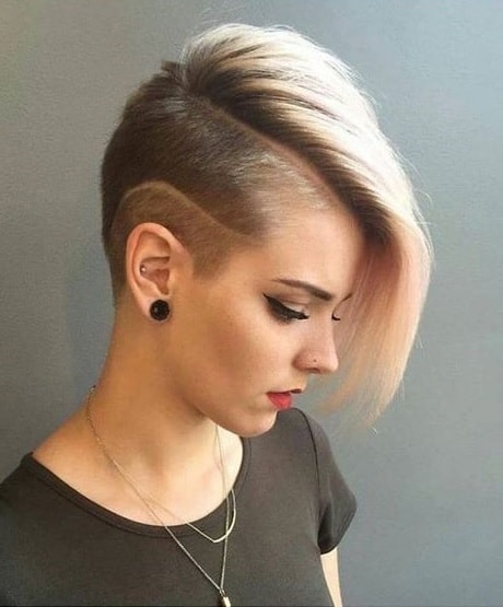 side part shaved hair for teen girls