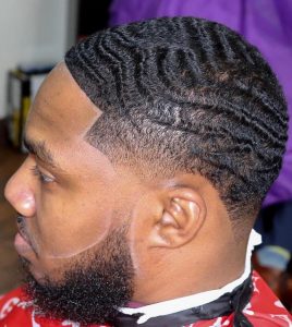 12 Temp Fade Hairstyles with Curls & Waves for Badass Men