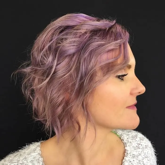 textured bob for fine hair