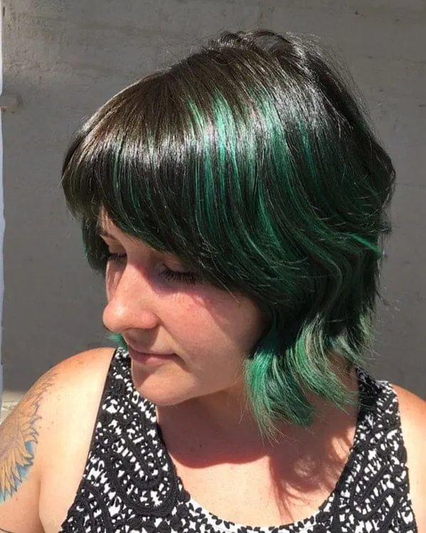 Textured Bob with Highlights