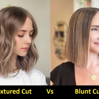 textured cut vs blunt cut