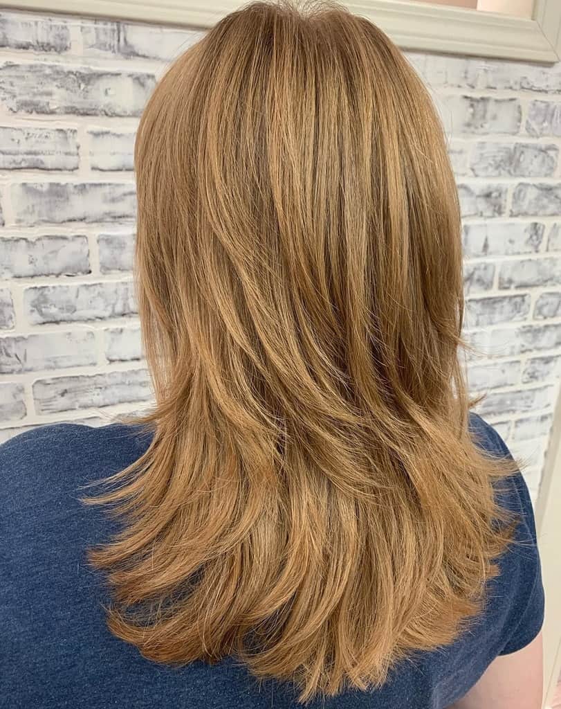 textured feathered hairstyle