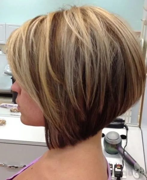 Straight A-Line Bob for Thick Hair