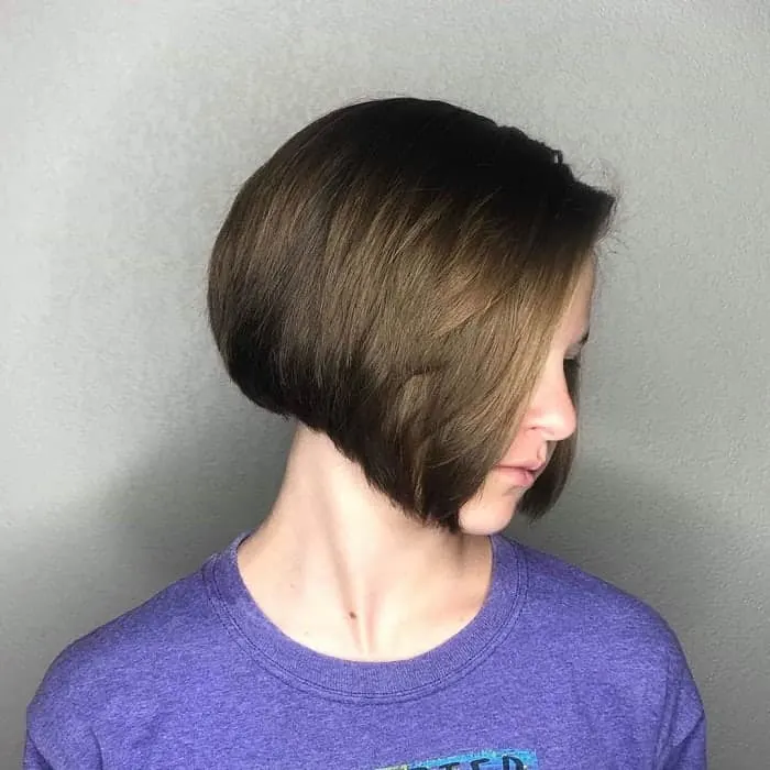 Thick Chin Length Bob