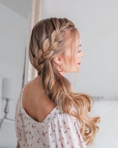 15 Refreshing Braids For Thin Hair In 2024 2024 Trends   Thin French Braid 240x300 