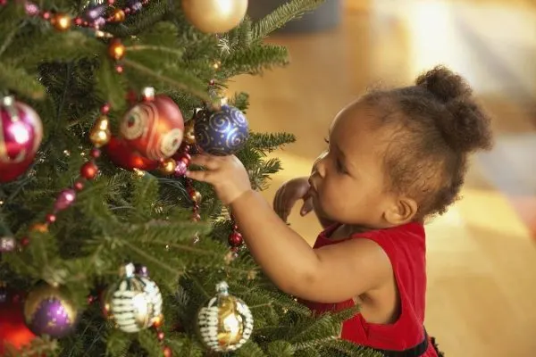 High Buns beautiful hairstyle for African baby girl