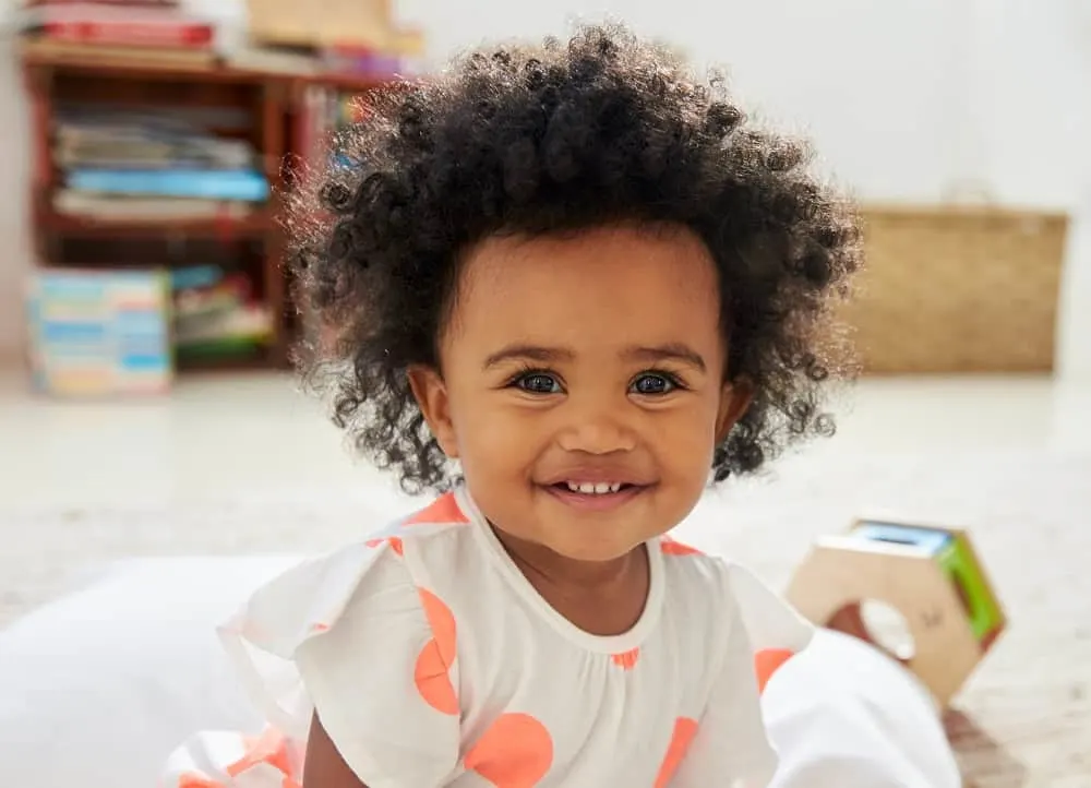 toddler afro girl's hairstyle