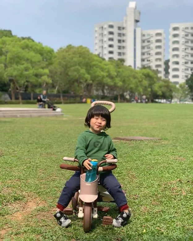 Toddler Boy with Long Bowl Cut