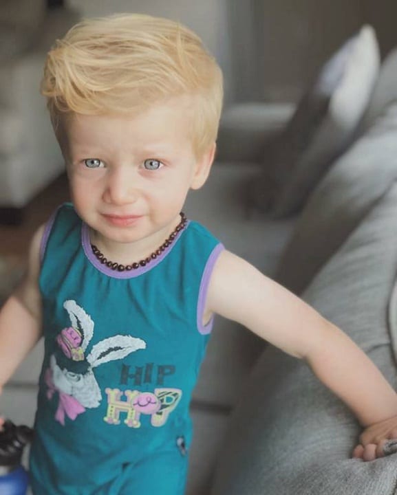 short side swept hairstyle for toddler boys