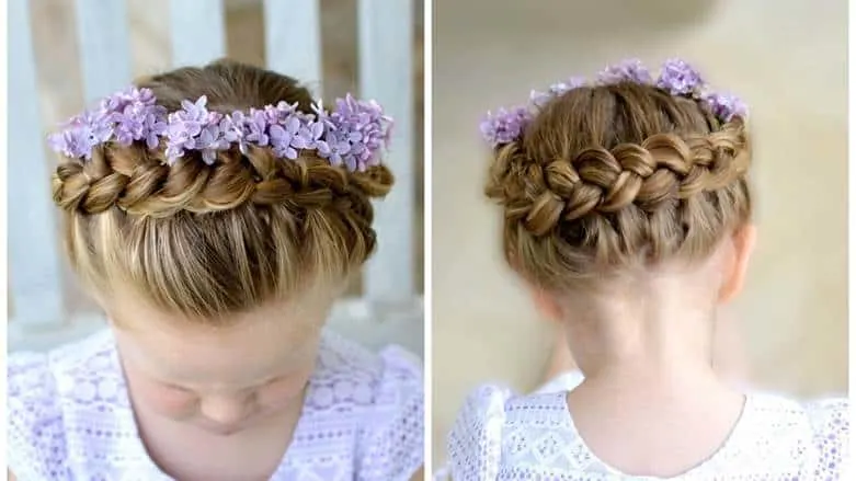 Crown Braid for Toddler