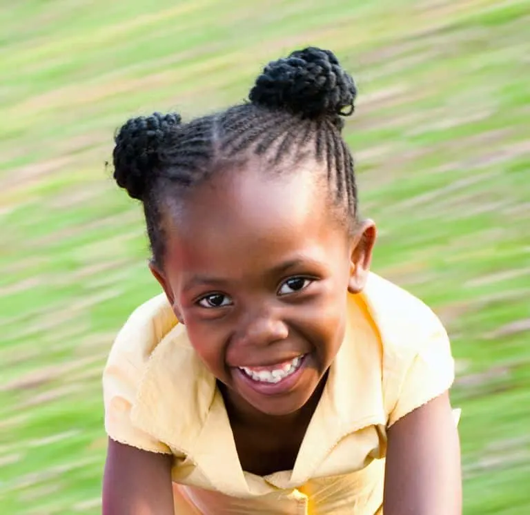 Braided Buns for Toddler