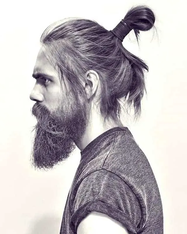 top knot for men 