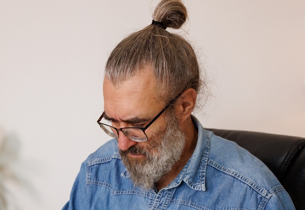 top knot for men over 50