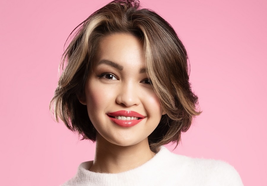 transition hairstyle for growing out thick short hair