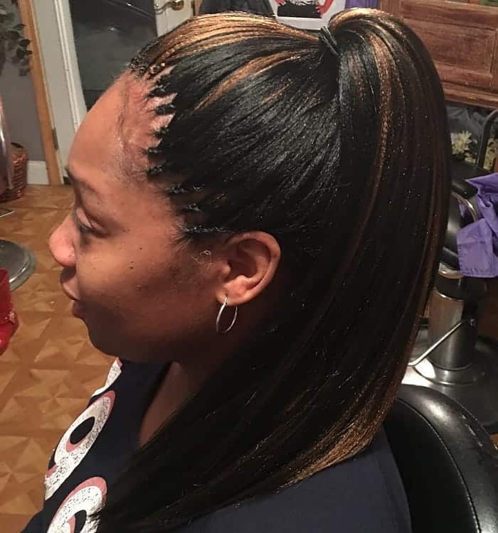 tree braids with ponytail 