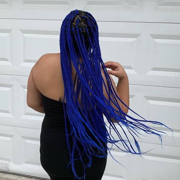 triangle braids with color