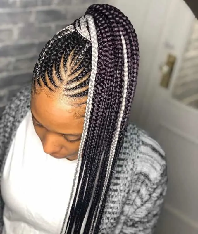 Tribal Braids Ponytail