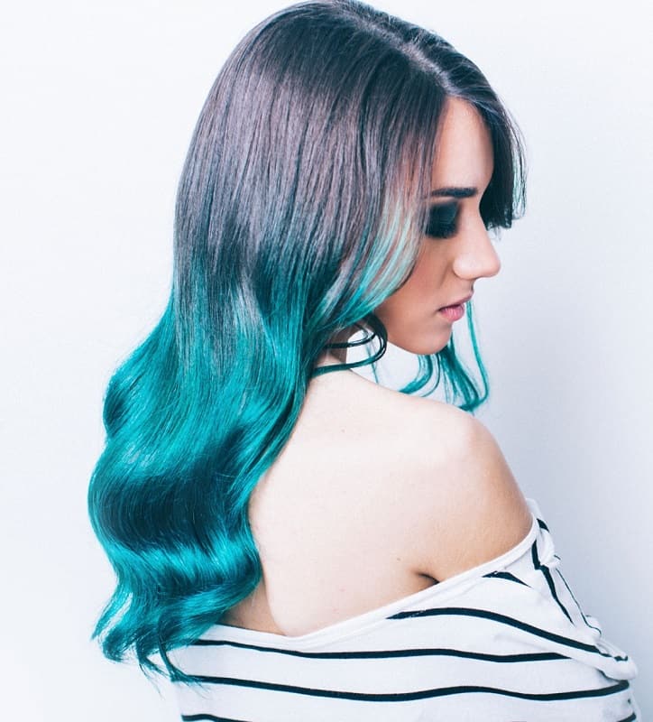 turquoise hair color