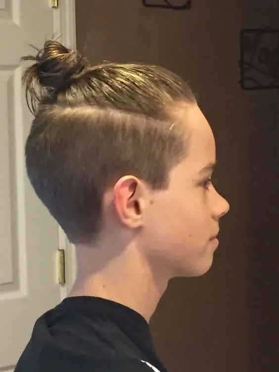 tween boys man bun