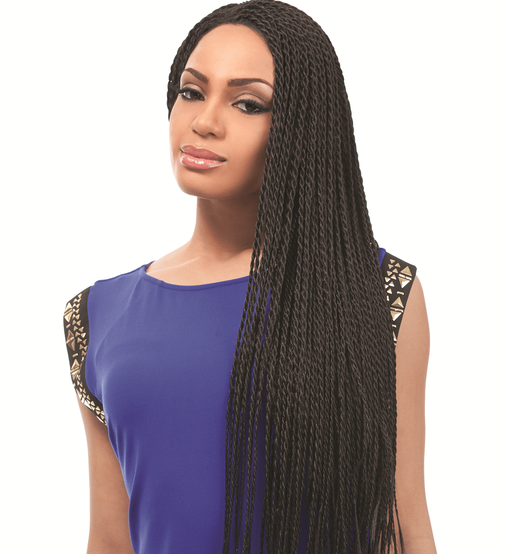 Thin twist braids for women