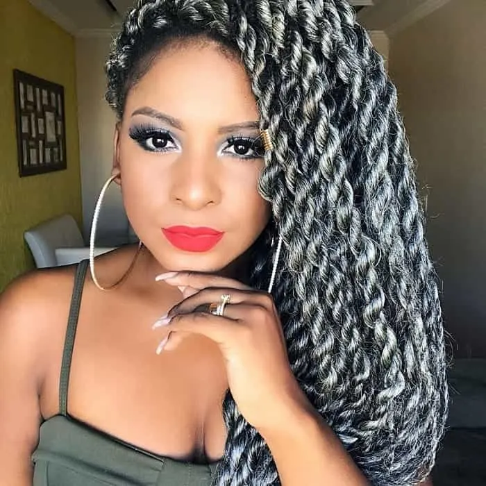 twist braids for black women