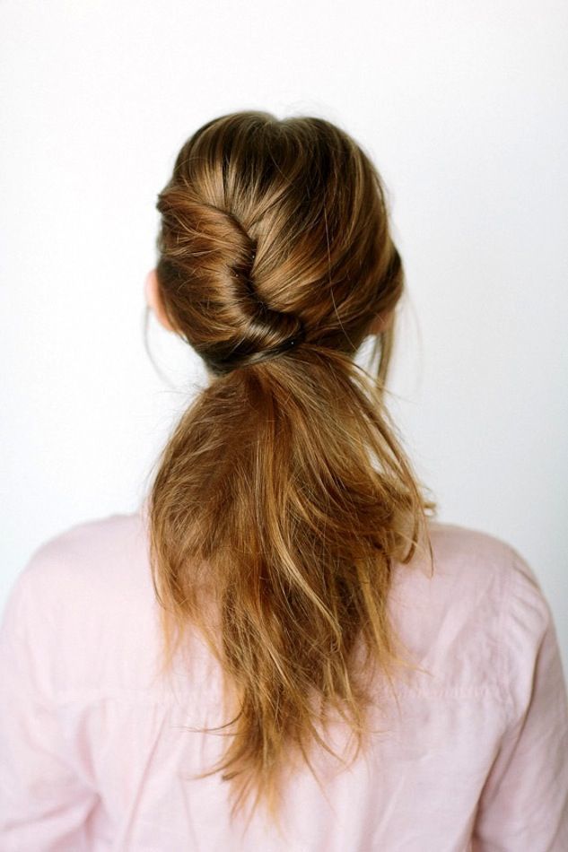 French Twisted Ponytail
