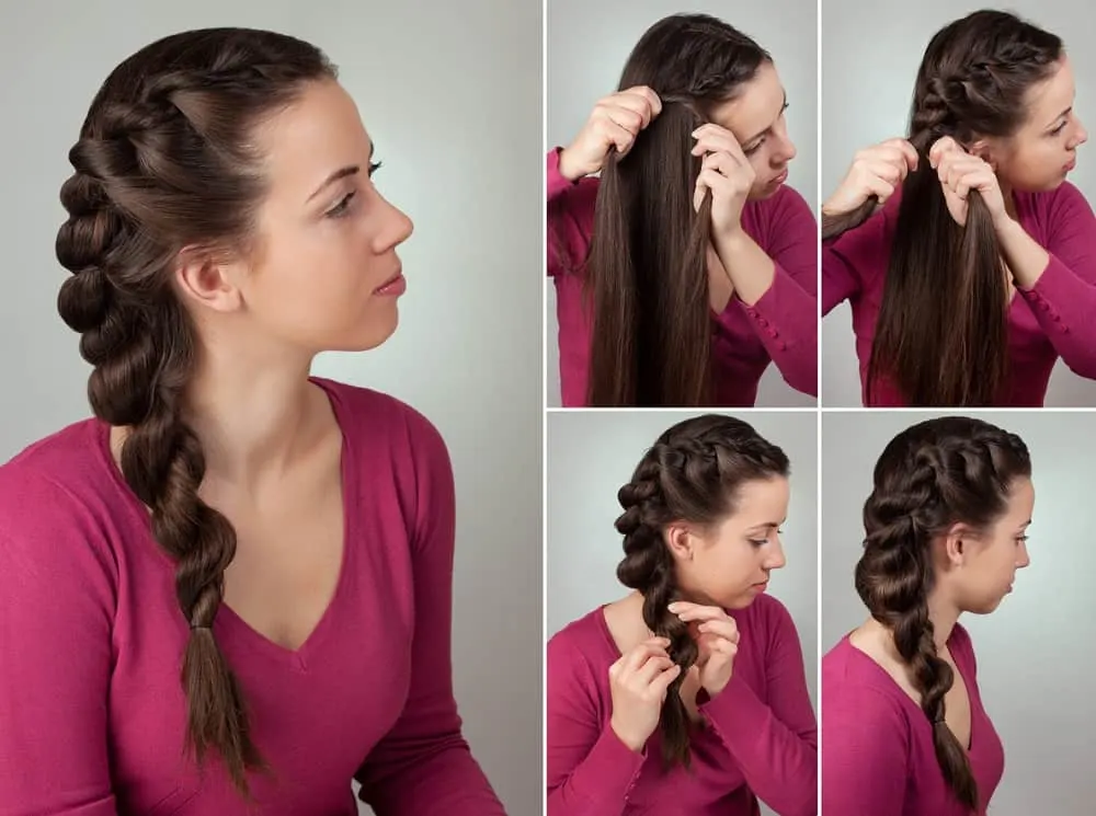 twists braid tutorial for long hair