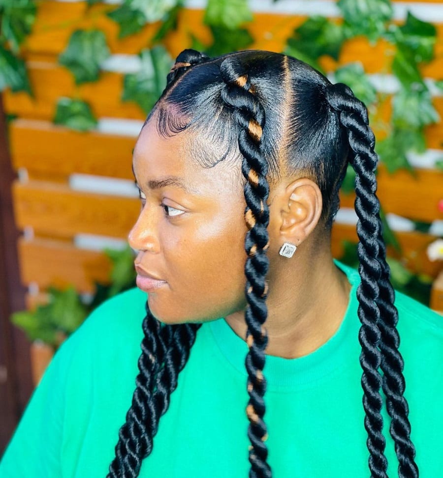 Twist braids for Nigerian women