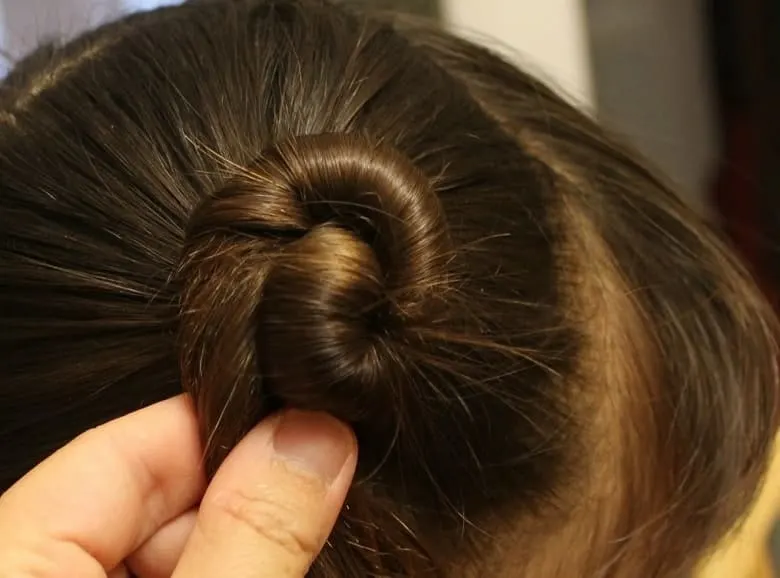 Curly hairstyle tutorial  The Double Bun  Hair Romance
