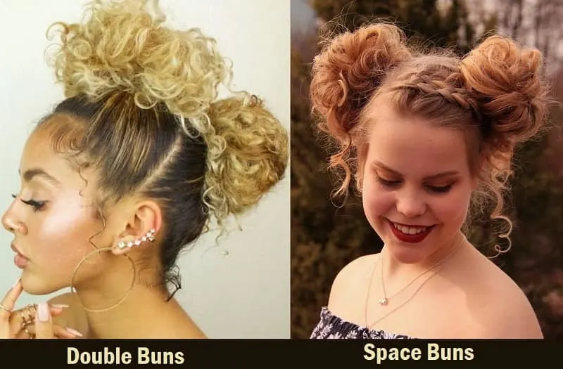 30 Cute & Easy Two Buns Hairstyles for 2023 – HairstyleCamp