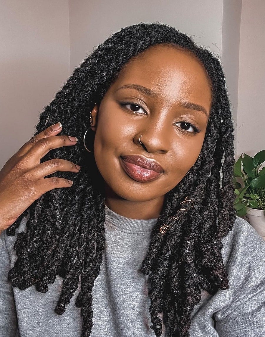 two strand twist hairstyle