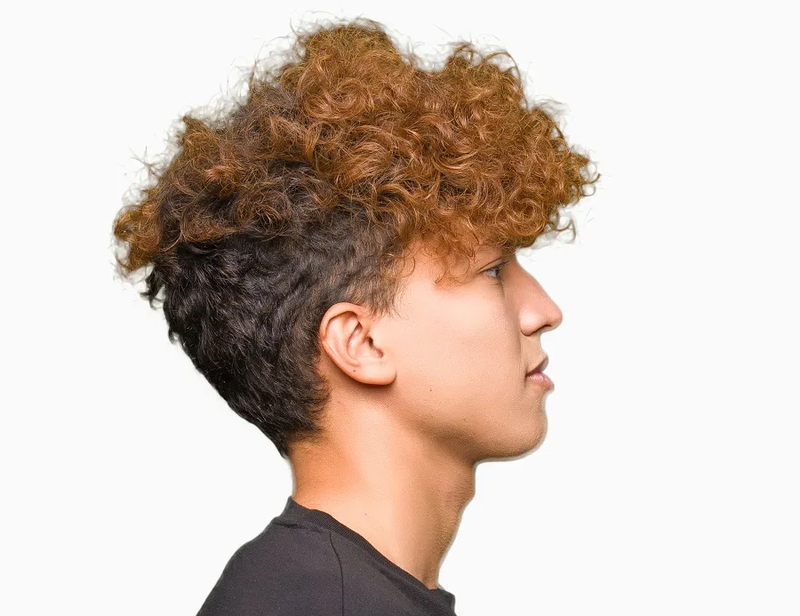 two tone broccoli haircut