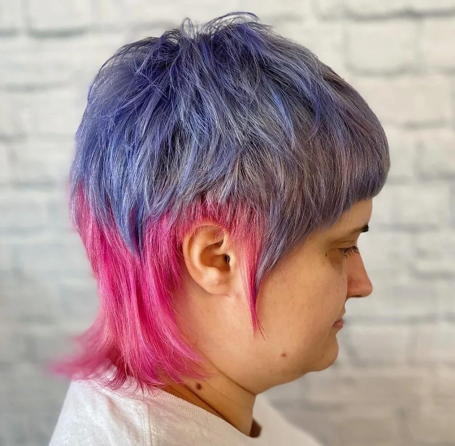 two tone mixie cut