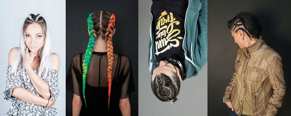types of cornrows