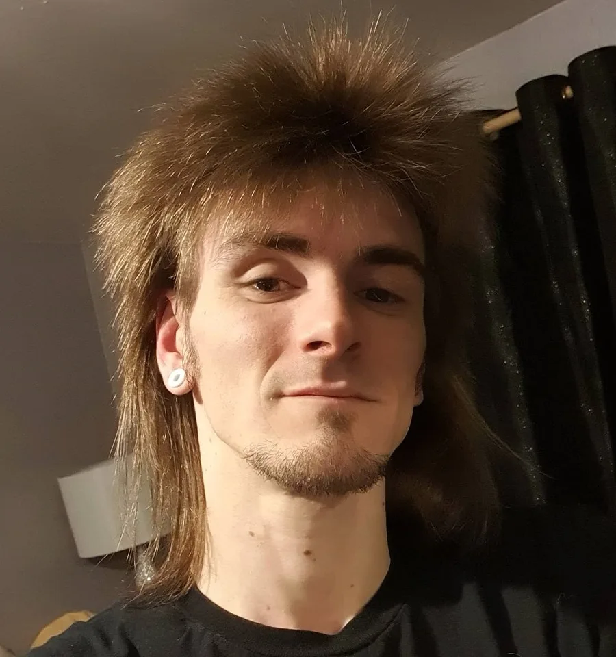 ugly spiky mullet