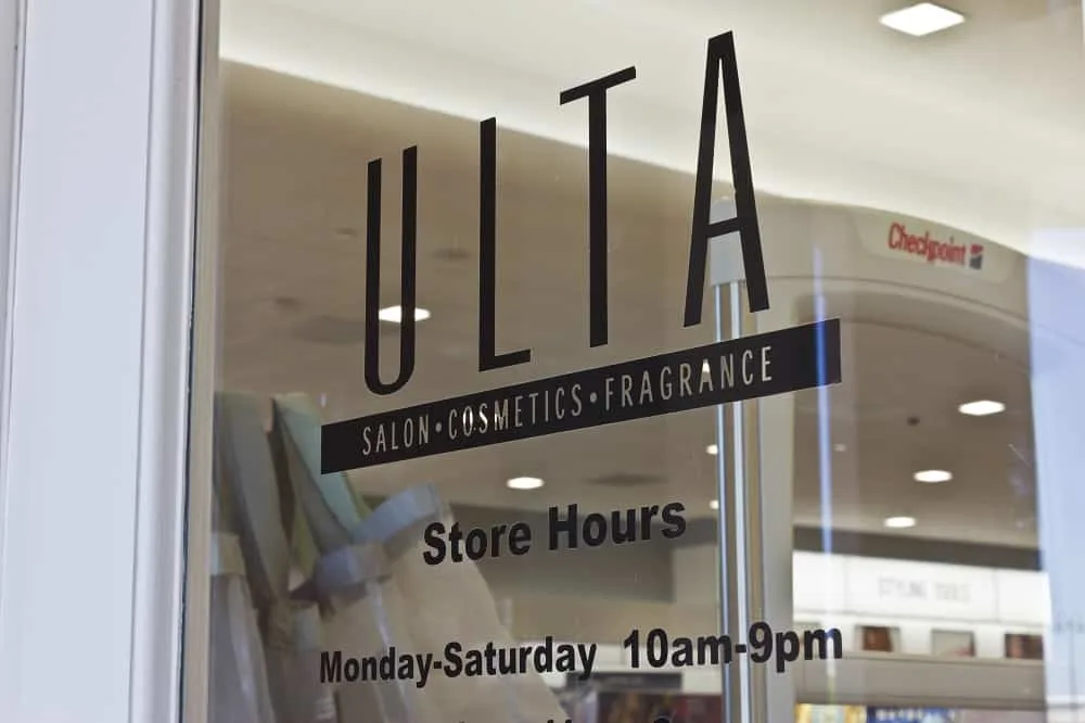 ulta salon hours opening and closing times