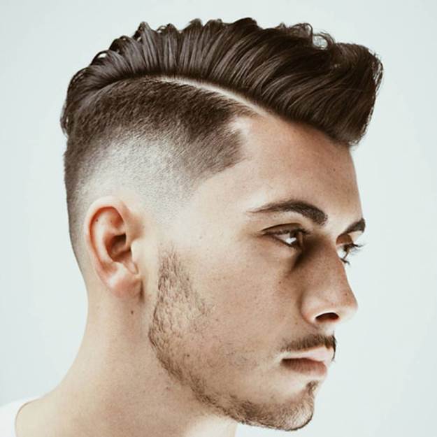 Mohawk under comb for men