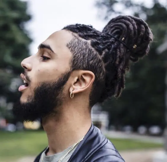 Undercut Dread with Top Knot