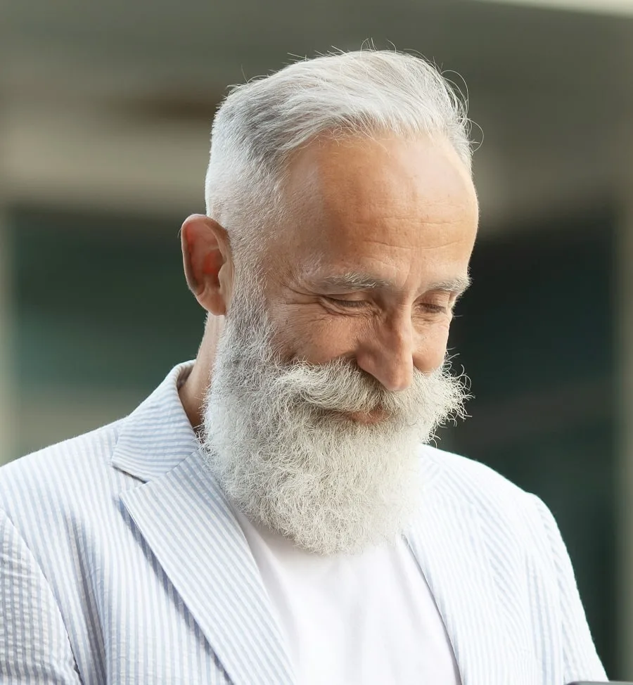 undercut hair for older men