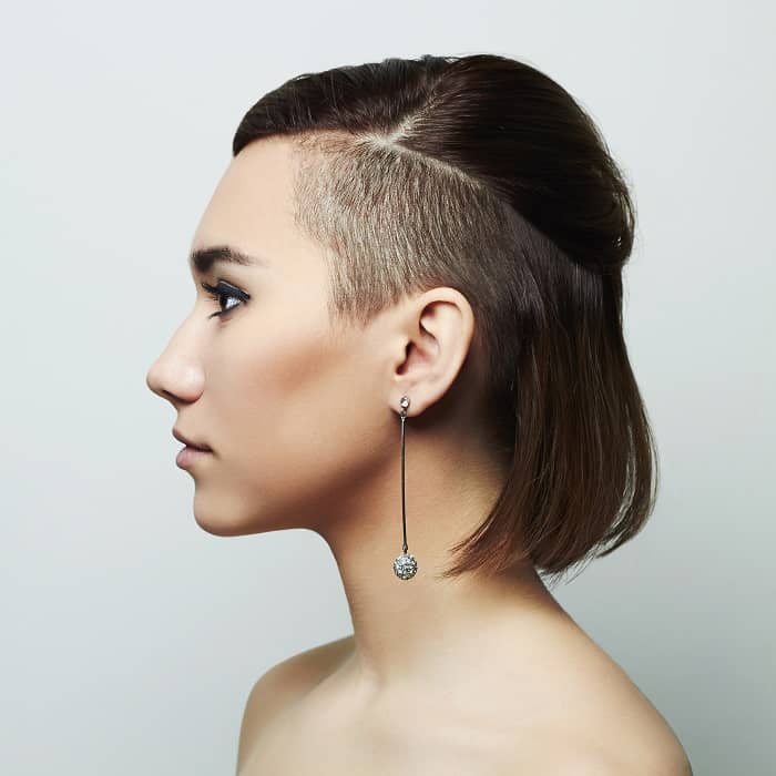 undercut hairstyle for asian women