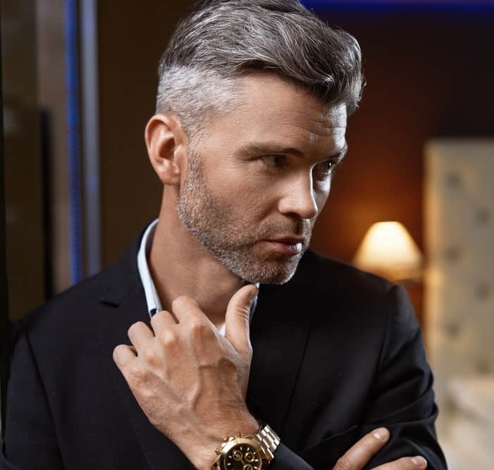 undercut hairstyle for men over 40